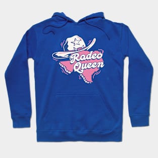 Retro Texas Rodeo Queen Cartoon Hoodie